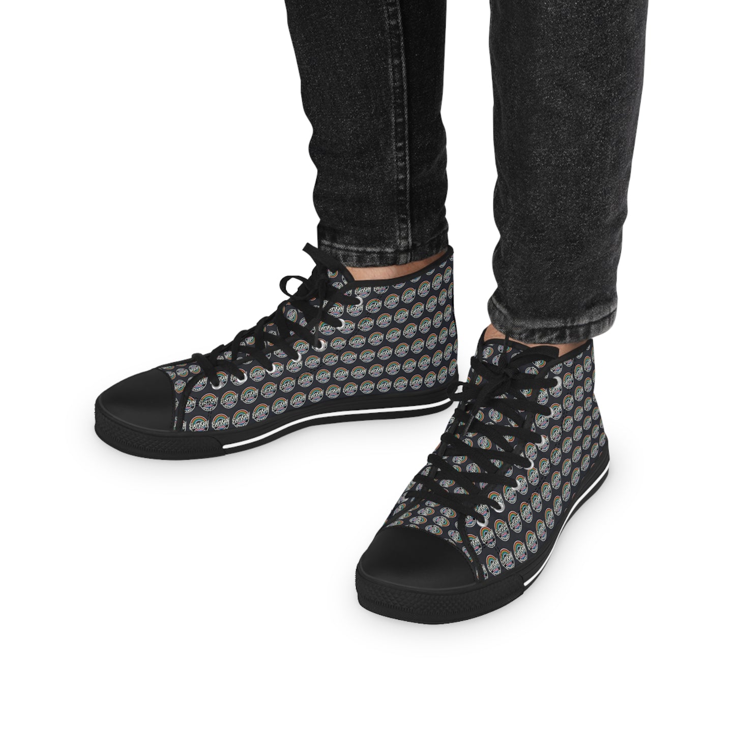 EveryGay Apparel High-Top Sneakers – Bold, Comfortable, and Unapologetic